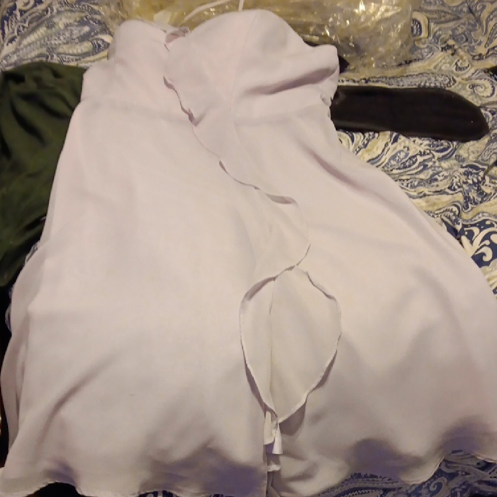 Elegant Light Purple Ruffle Dress